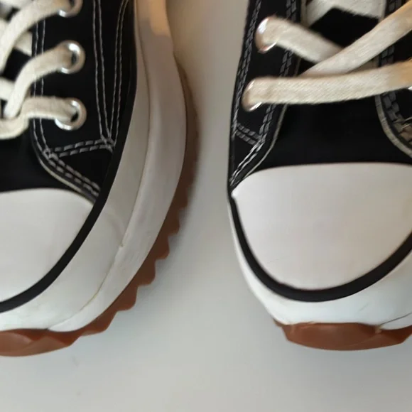 Converse Run Star Hike Hi Black Platform Sneakers - Picture 15 of 16